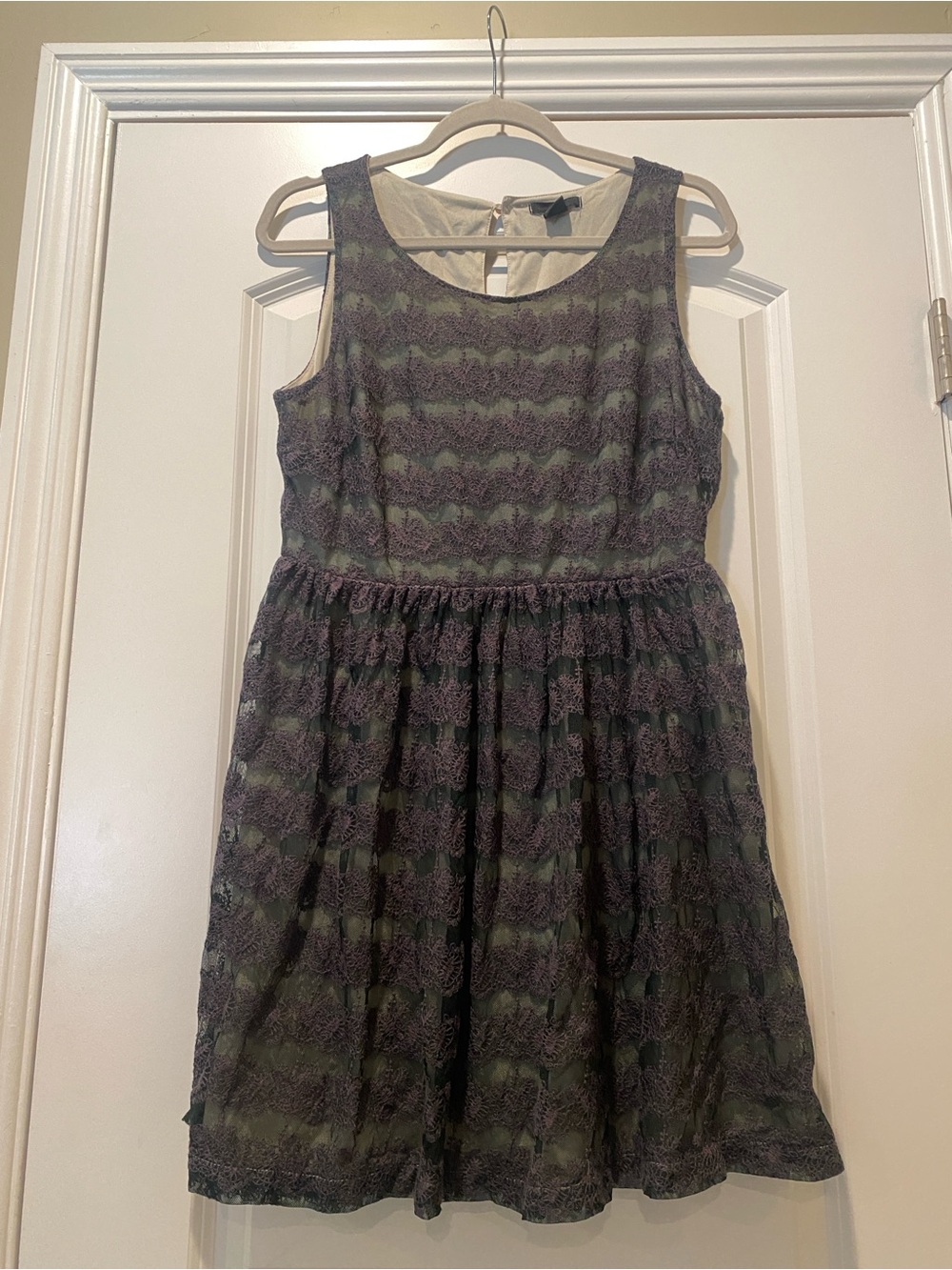 Dress, Lace Overlay Dress DIY Dye Charcoal